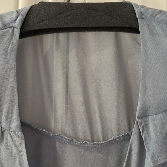 REFORMATION Ricki blue wrap dress xs - Picture 8 of 11